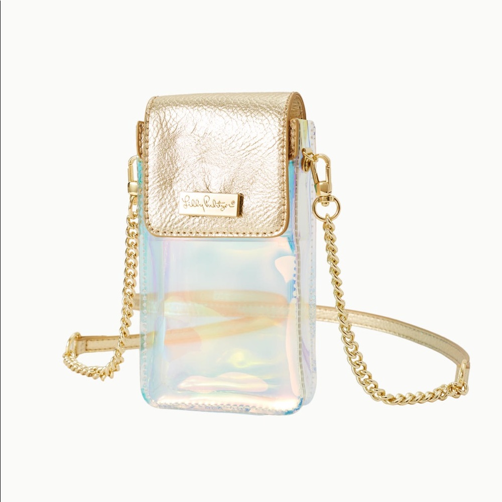 Lilly Pulitzer phone crossbody bag in iridescent